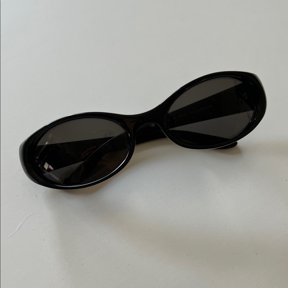 Vintage Gucci Black Oval Sunglasses